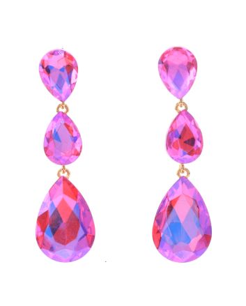 Crystal Rhinestone Drop Earrings