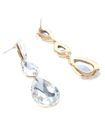 Crystal Rhinestone Drop Earrings