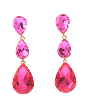 Crystal Rhinestone Drop Earrings