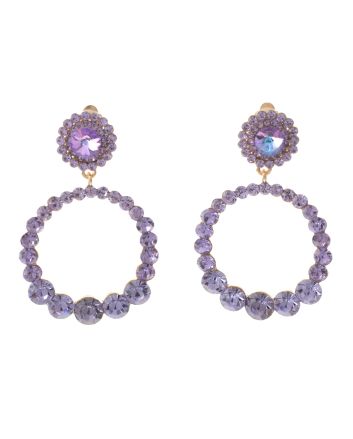 Crystal Clip-On Earrings