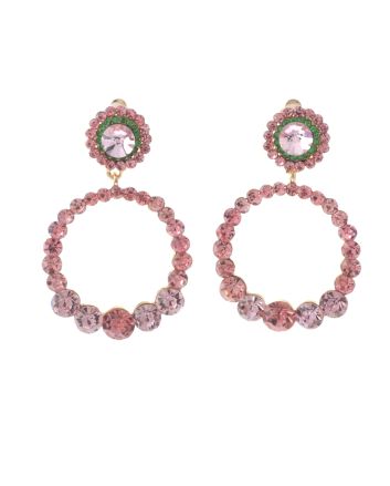 Crystal Clip-On Earrings