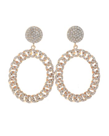 Large Crystal Drop Earrings