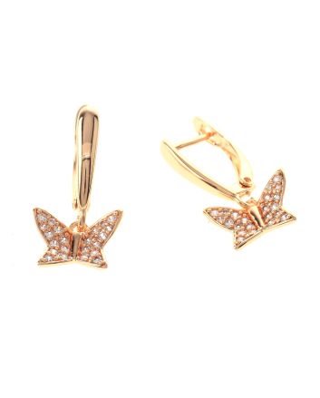 Gold Plated Drop Earrings