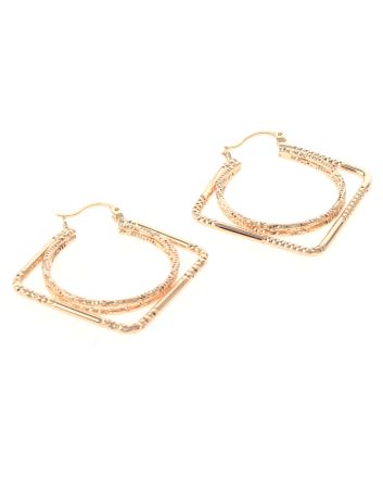 Gold Plated Hoop Earrings