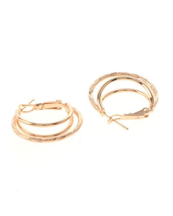 Gold Plated Hoop Earrings
