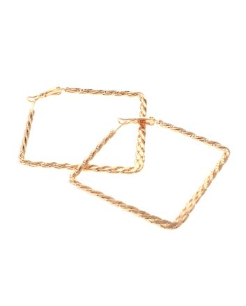 Gold Plated Hoop Earrings