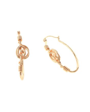 Gold Plated Hoop Earrings
