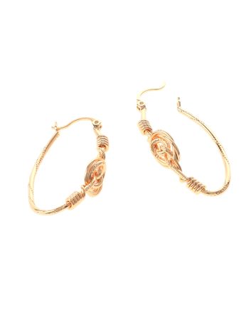 Gold Plated Hoop Earrings