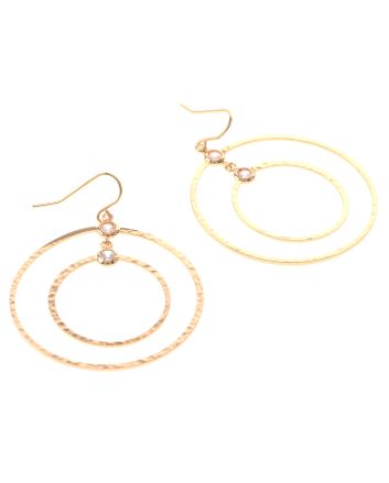 Gold Plated Drop Earrings