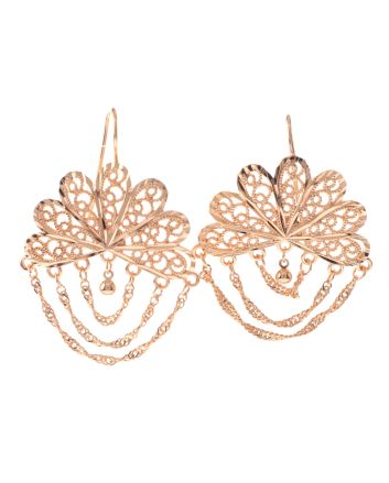 Gold Plated Drop Earrings