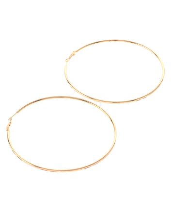 Gold Plated Hoop Earrings