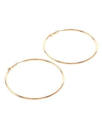 Gold Plated Hoop Earrings