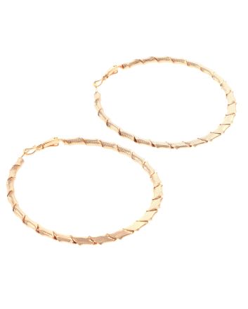 Gold Plated Hoop Earrings
