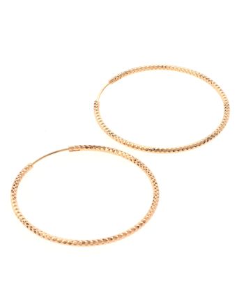 Gold Plated Hoop Earrings