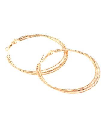 Gold Plated Hoop Earrings