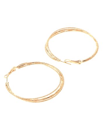 Gold Plated Hoop Earrings
