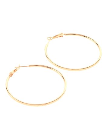 Gold Plated Hoop Earrings