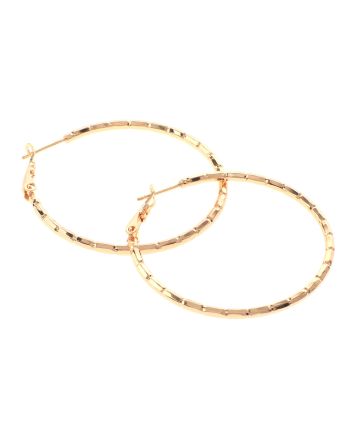 Gold Plated Hoop Earrings