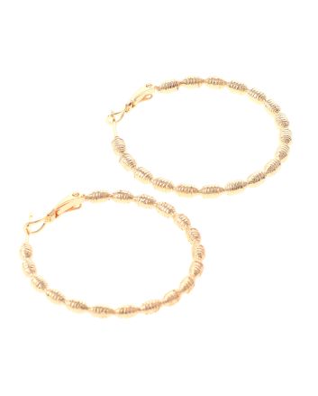 Gold Plated Hoop Earrings