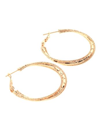 Gold Plated Hoop Earrings