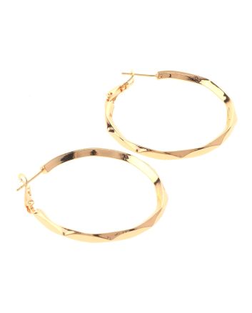Gold Plated Hoop Earrings