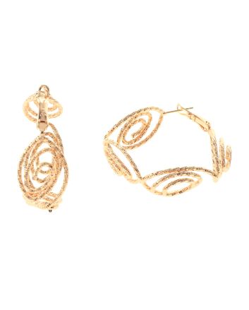 Gold Plated Hoop Earrings