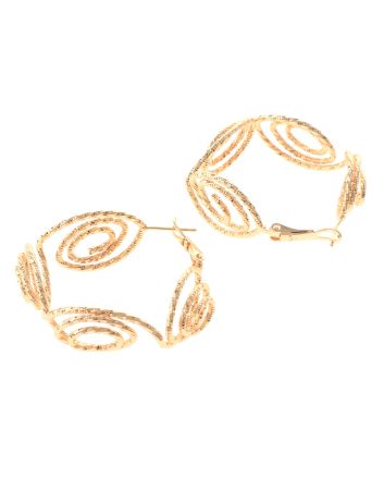 Gold Plated Hoop Earrings