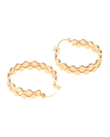 Gold Plated Hoop Earrings