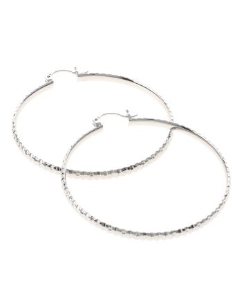 Silver Plated Hoop Earrings