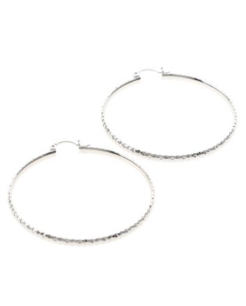 Silver Plated Hoop Earrings