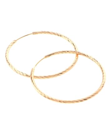 Gold Plated Hoop Earrings