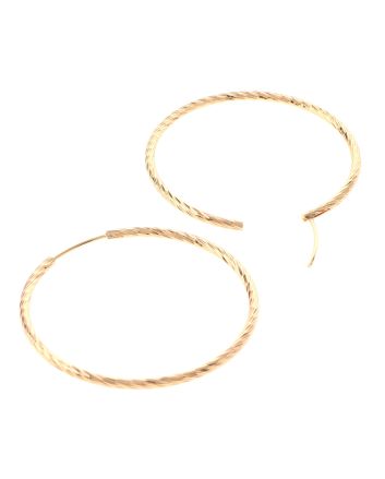Gold Plated Hoop Earrings