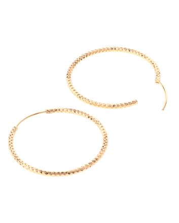 Gold Plated Hoop Earrings