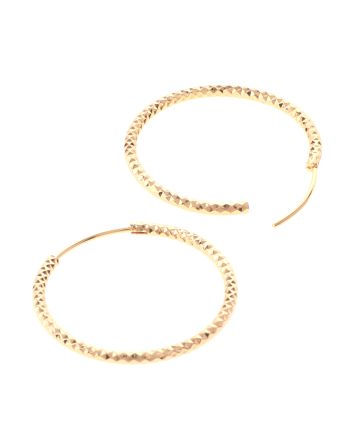 Gold Plated Hoop Earrings