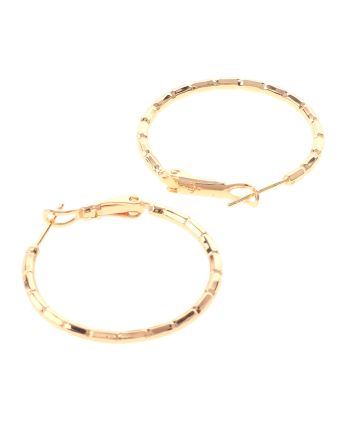 Gold Plated Hoop Earrings