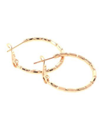 Gold Plated Hoop Earrings