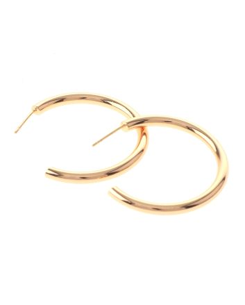 Gold Plated Hoop Earrings