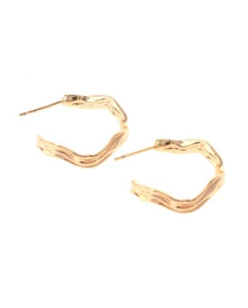 Gold Plated Hoop Earrings
