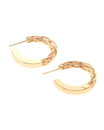 Gold Plated Hoop Earrings