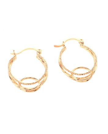 Gold Plated Hoop Earrings