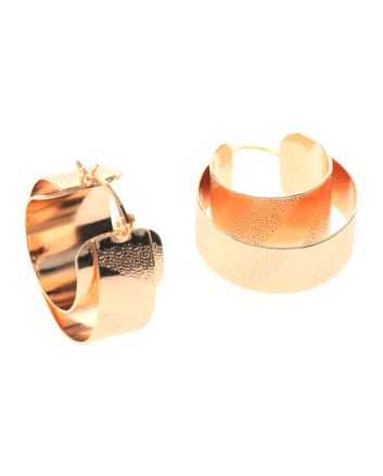 Gold Plated Hoop Earrings