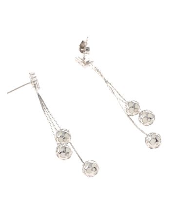 Silver Plated Drop Earrings
