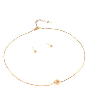 Gold Plated Necklace Set