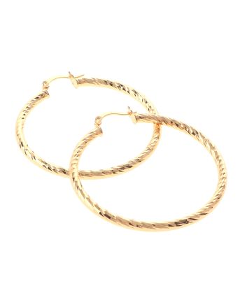 Gold Plated Hoop Earrings