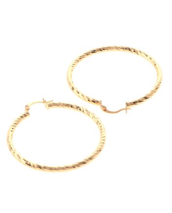 Gold Plated Hoop Earrings