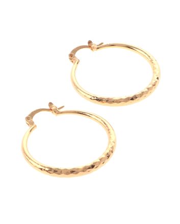 Gold Plated Hoop Earrings