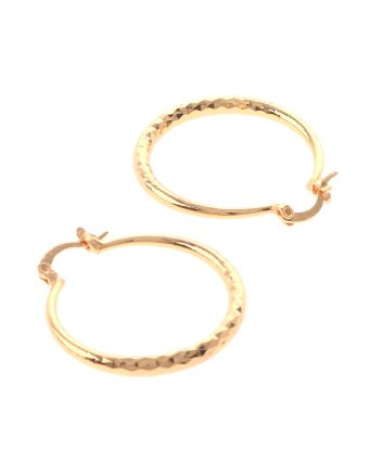 Gold Plated Hoop Earrings