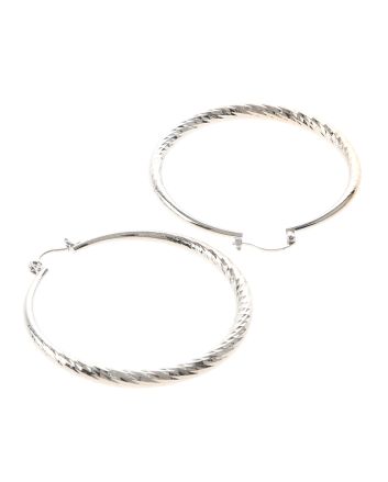 Silver Plated Hoop Earrings