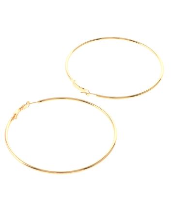 Gold Plated Hoop Earrings