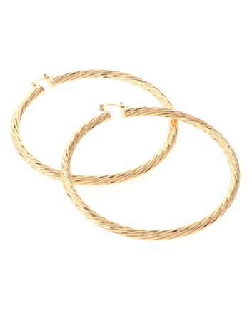 Gold Plated Hoop Earrings